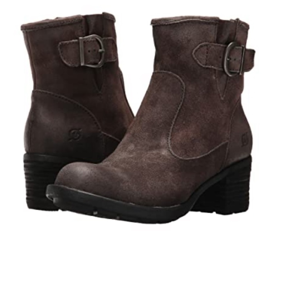 Born Gunn ankle boot in a distressed nubuck